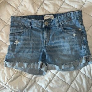 Women’s Express denim shorts size 0